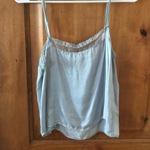 Satin lace cami